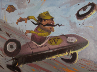 Illustration for article titled Mario Kart Never Looked This Wondrously Fearful And Insane